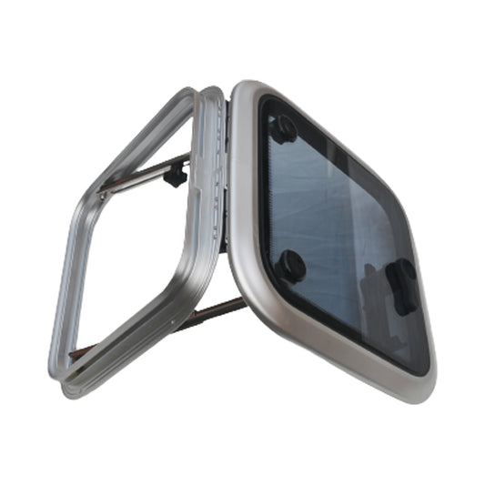 12.79“x12.79"(325*325)Boat Accessories Aluminum Boat Hatch Porthole Window Tempered Glass Side Marine Windows